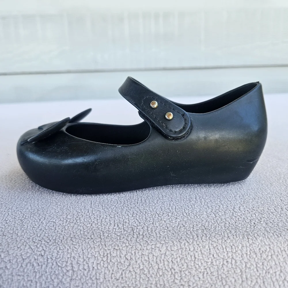 Mini Melissa Ultragirl Disney Twins Mickey Minnie Mouse Mary Jane Black SZ 10